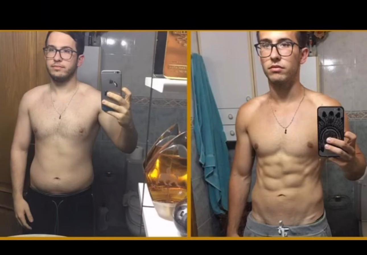 Transformación real de Pablo con el Team Alonfit — antes y después